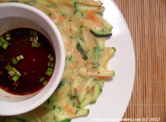 Korean Hobak Jeon 호박전 (Zucchini Pancake)